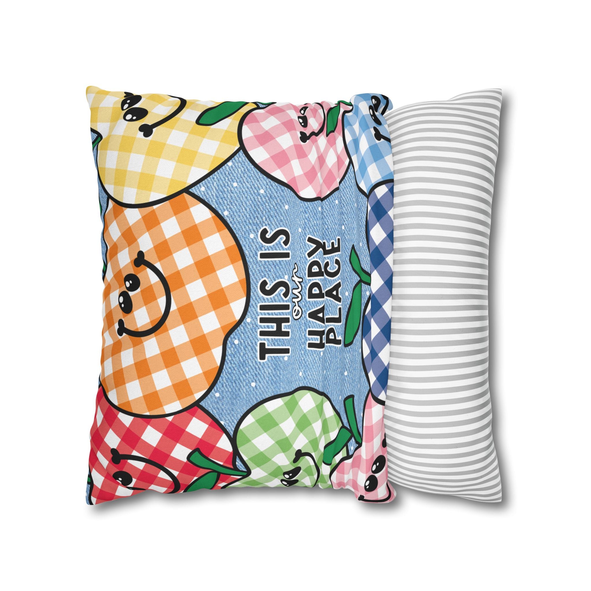 This is Our Happy Place Classroom Pillow Cover | 90s Teacher