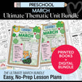 Load image into Gallery viewer, Ultimate Preschool March Thematic Unit Bundle
