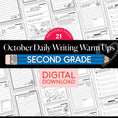Load image into Gallery viewer, Printable Second Grade October Daily Writing
