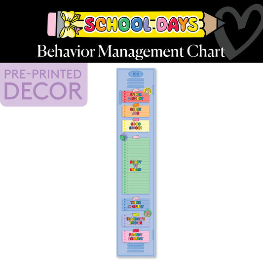 Bright Rainbow Behavior Management Chart 