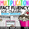Multiplication Facts Practice & Fluency Reward Incentive | Multiplication Chart
