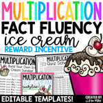 Multiplication Facts Practice & Fluency Reward Incentive | Multiplication Chart