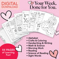 Load image into Gallery viewer, Printable Kindergarten February Week 4 Resources
