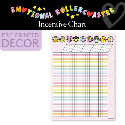 Rainbow Pastel Incentive Chart