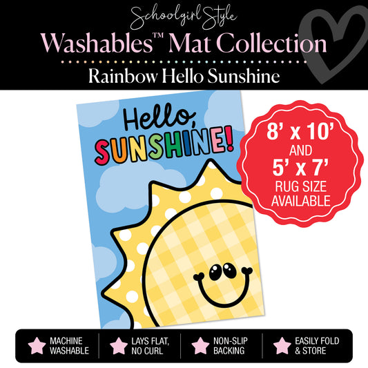 Hello Sunshine Classroom Mat by Schoolgirl Style