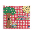 Load image into Gallery viewer, Welcome to Kindergarten Classroom Wall Tapestry | 90s Teacher
