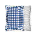 Load image into Gallery viewer, Navy Blue Gingham Classroom Pillow Cover | 90s Teacher
