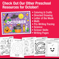 Load image into Gallery viewer, Printable Preschool October Alphabet Center Activities
