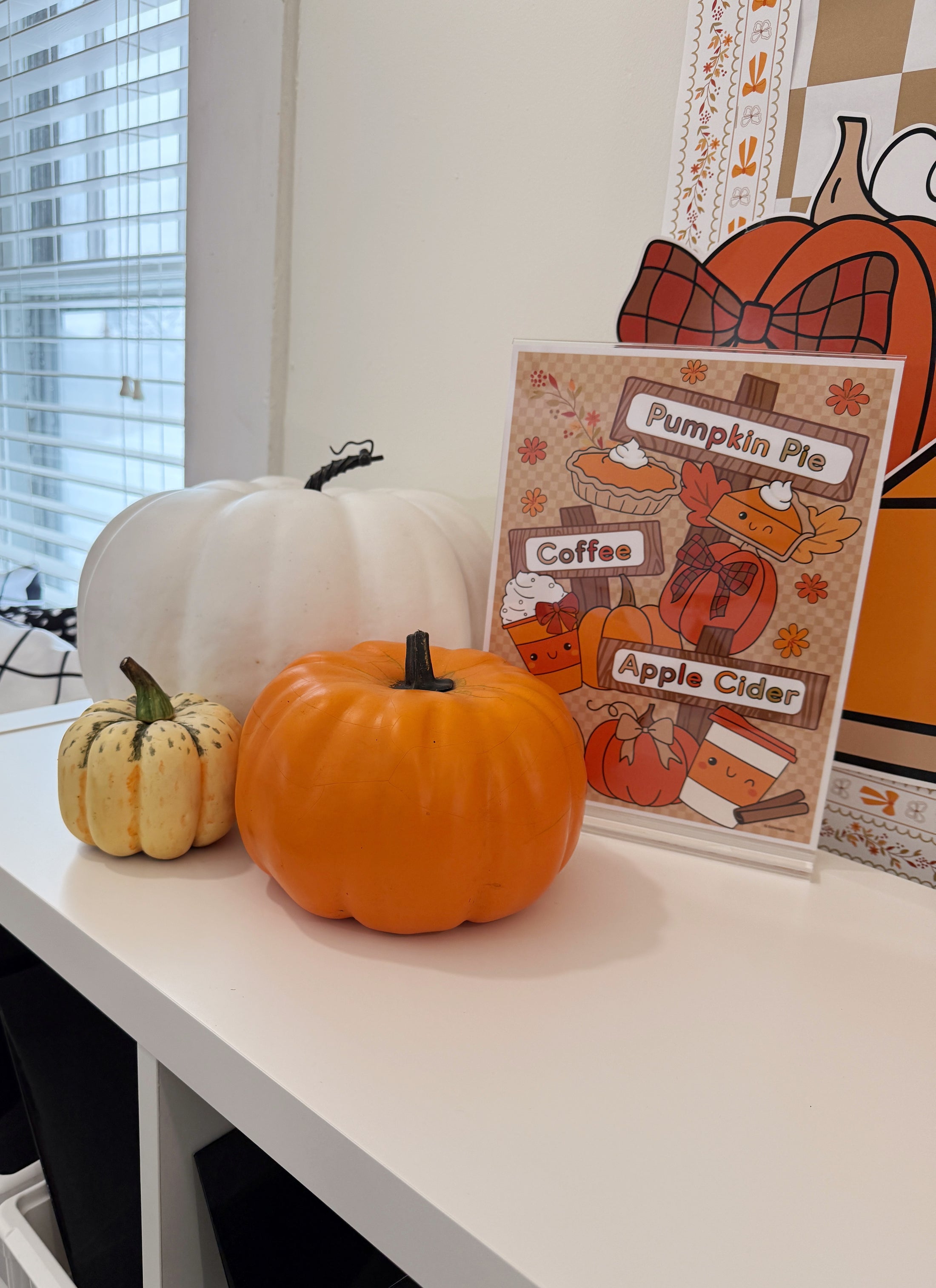 Printable November Dramatic Play Pumpkin Spice Cafe