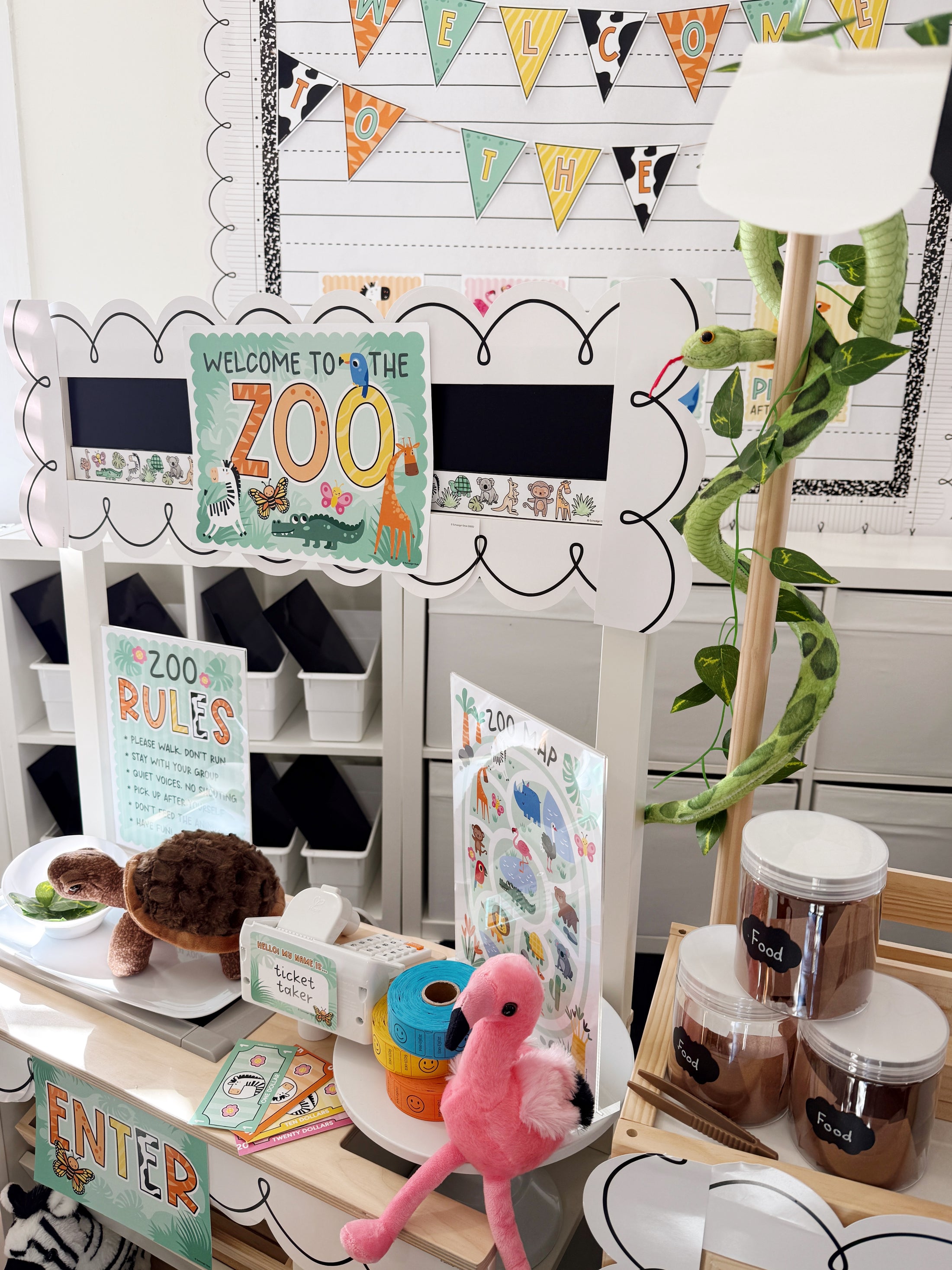 Printable March Dramatic Play At The Zoo