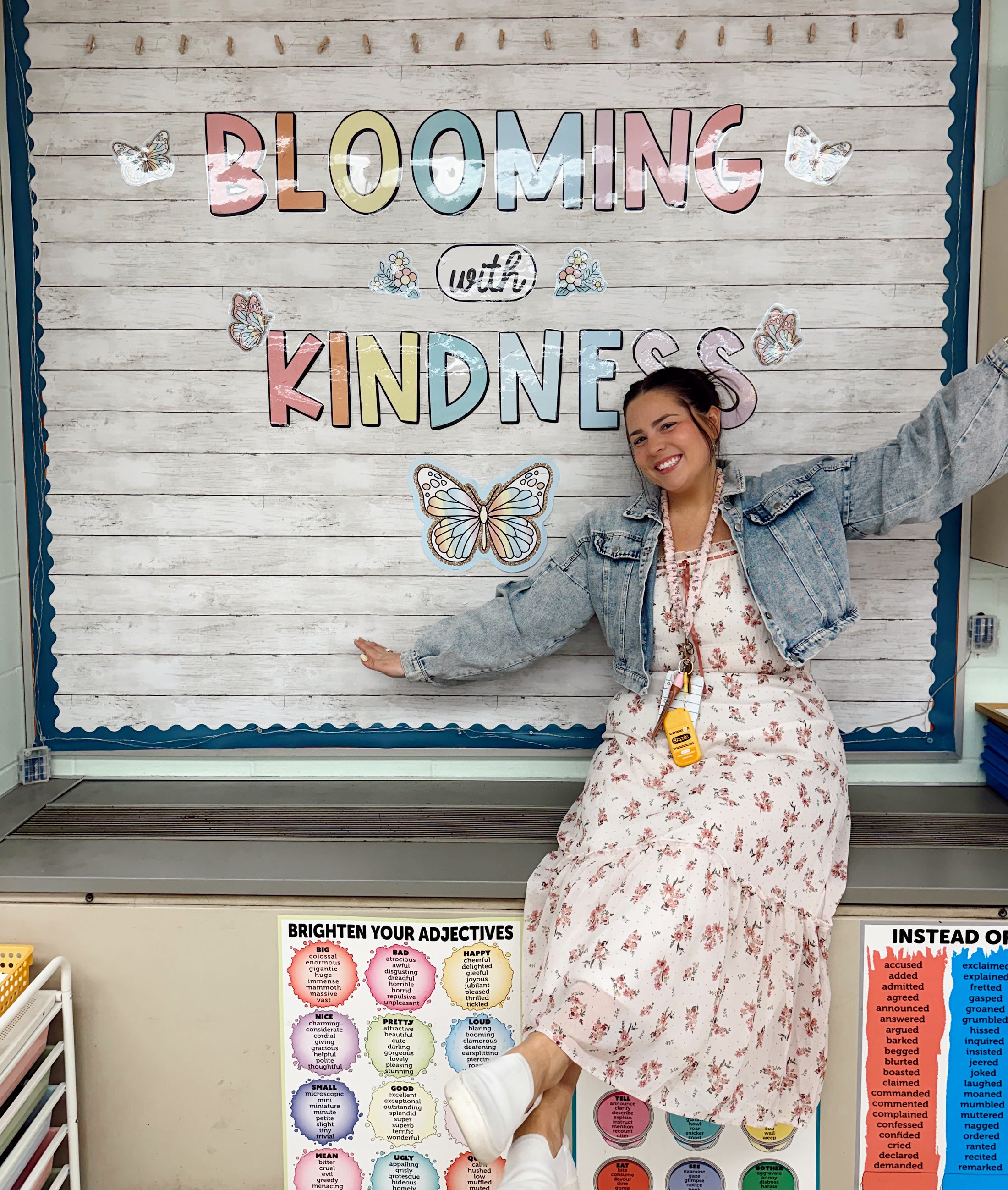 spring classroom bulletin board set