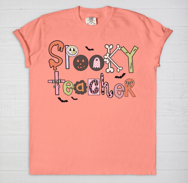 Spooky Teacher Tee / Crunches and Crayons