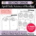 Load image into Gallery viewer, Printable Second Grade April Daily Science of Reading
