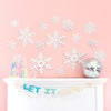 White Glitter Snowflake Cut Outs | Christmas Decor | Schoolgirl Style