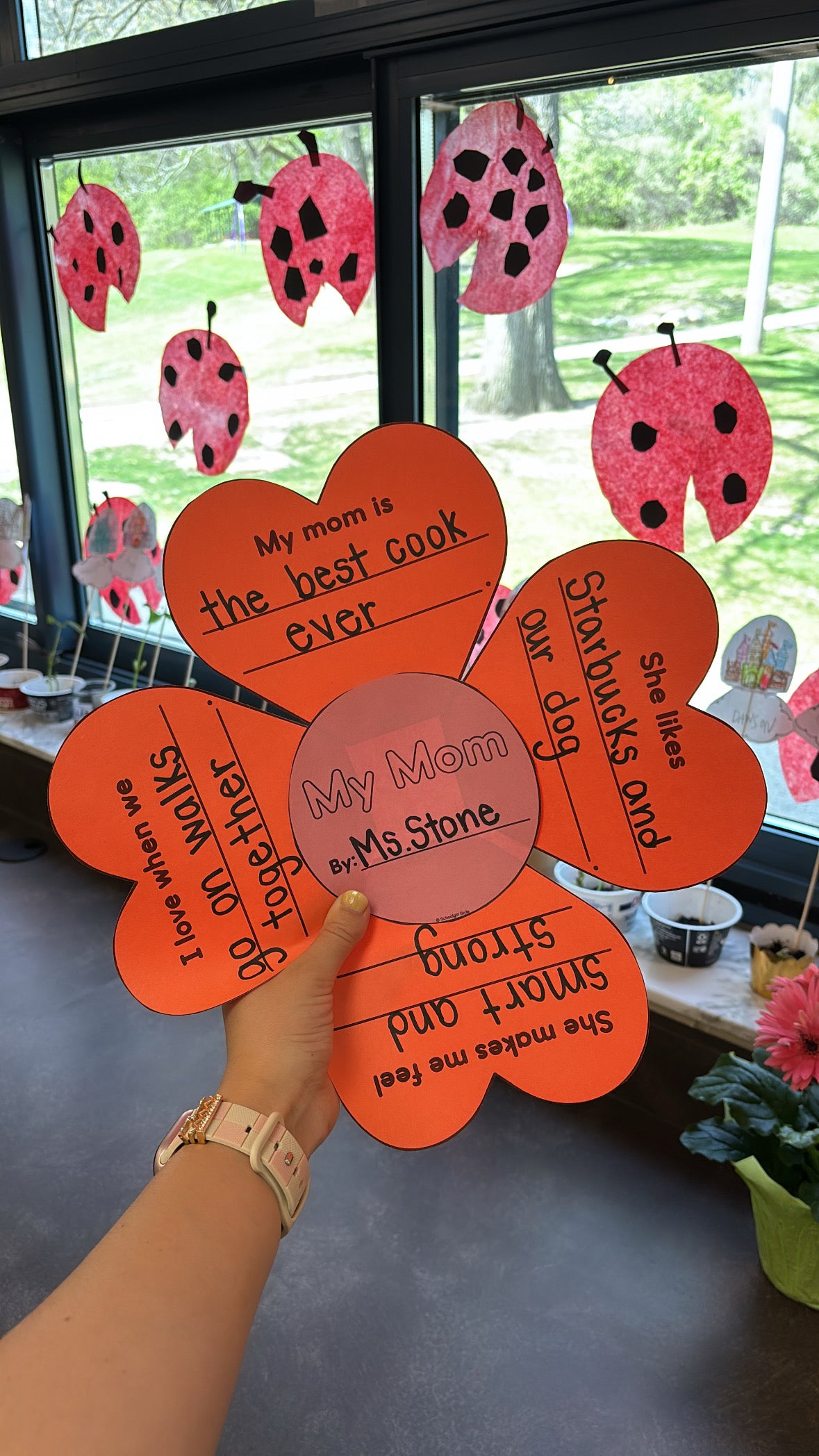 Printable May My Mom Blooms Writing Craftivity