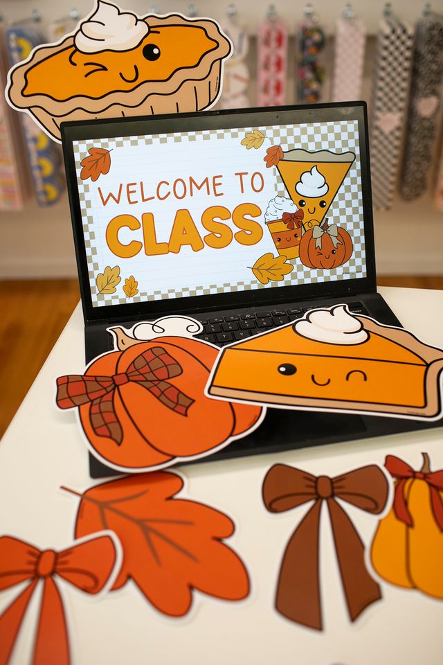 Thanksgiving Editable Google and Powerpoint Classroom Slides | Pumpkin Spice and Everything Nice