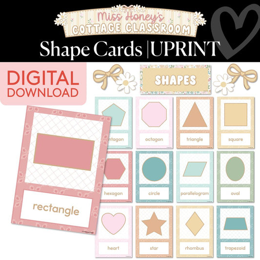 Printable Calming Shape Cards | Miss Honey's Cottage Classroom