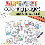 A to Z: Alphabet Coloring Pages | Back to School | Alphabet Activities