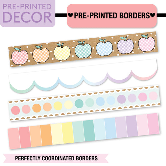 No Prep No Cut Classroom Decor Bundle | A Year In Pastel