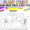 Plant Activities | Plant Needs | Plant Parts | Plant Life Cycle | Science Unit