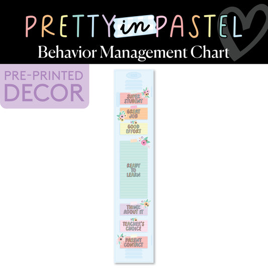 Pastel Behavior Management Chart