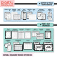 Load image into Gallery viewer, Printable Organized Teacher System Bin | 90s Teacher
