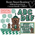Load image into Gallery viewer, Printable Winter Beary Sweet Bearista Bulletin Board Set | Sweet Sips and Snowflakes

