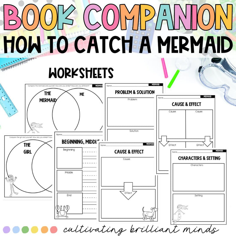 How to Catch a Mermaid Book Companion | Summer | Read Aloud | Book Activities