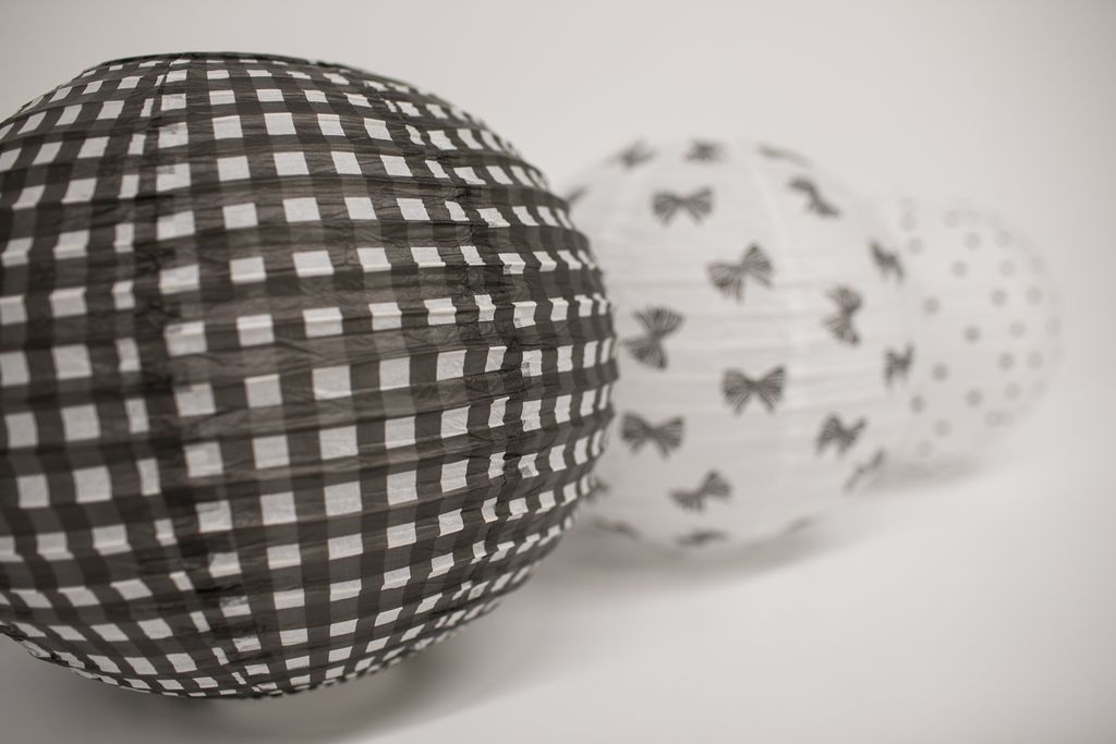 Black and White Lantern 3 Pack | Simply Sweet