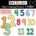 Load image into Gallery viewer, Printable Retro Skip Counting Posters | 90s Teacher
