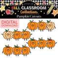 Load image into Gallery viewer, Printable Fall Pumpkins Cutouts | 90s Teacher
