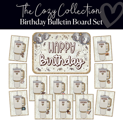 The Cozy Collection Birthday Bulletin Board Set