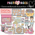 Load image into Gallery viewer, Printable Boho Pastel Classroom Rewards System Sets | Pastel Pages
