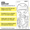 Load image into Gallery viewer, Printable April Earth Day Activities Pack

