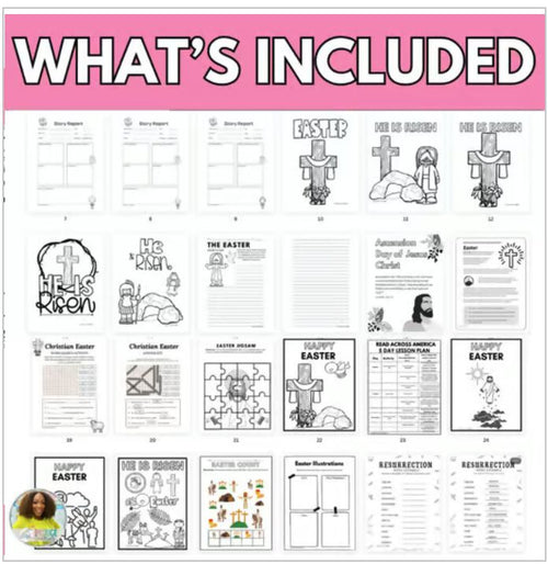 Celebrate Christian Easter: Student Activity Pack LOW PREP