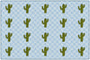 Cactus Sit Spots on Light Blue | Classroom Rugs | Schoolgirl Style