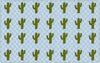 Cactus Sit Spots on Light Blue | Classroom Rugs | Schoolgirl Style