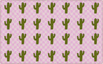 Cactus Sit Spots on Light Pink | Classroom Rugs | Schoolgirl Style