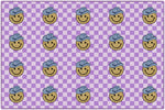 Smiley Cowboy Sit Spots on Lavender | Classroom Rugs | Schoolgirl Style