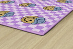 Smiley Cowboy Sit Spots on Lavender | Classroom Rugs | Schoolgirl Style