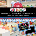 Load image into Gallery viewer, 90s Teacher Complete Classroom Decor Bundle
