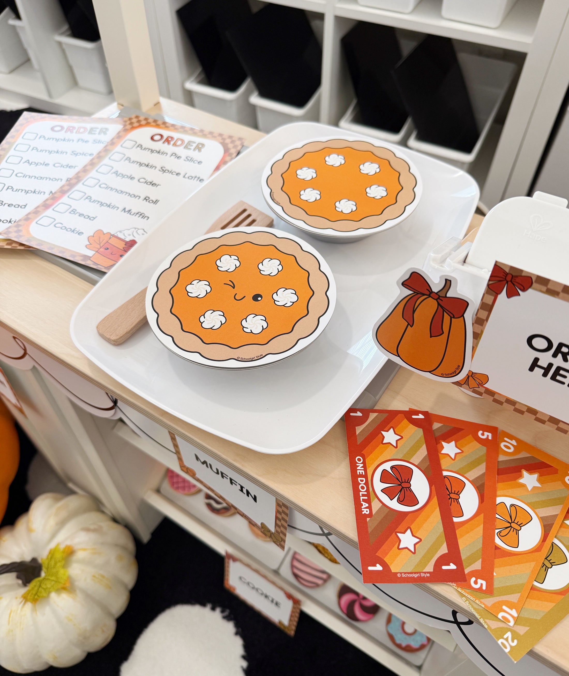 Printable November Dramatic Play Pumpkin Spice Cafe