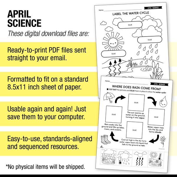 Printable April Science