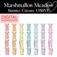 Load image into Gallery viewer, Printable Spring Bunny Cutouts | Marshmallow Meadow
