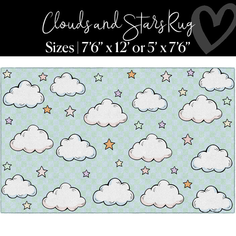 Clouds and Stars | Classroom Rugs | Schoolgirl Style