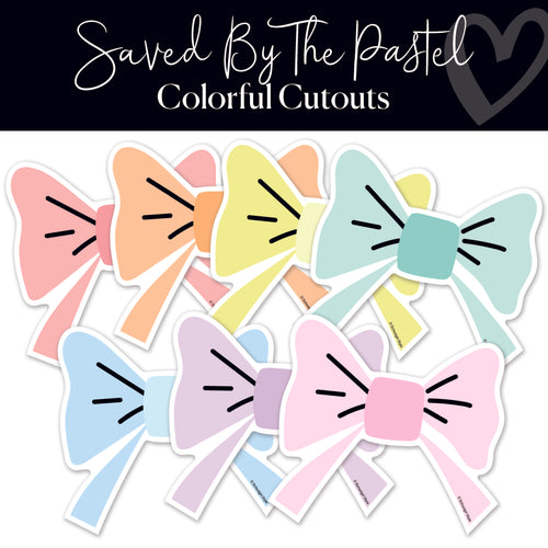 Saved By The Pastel Bow Cutouts