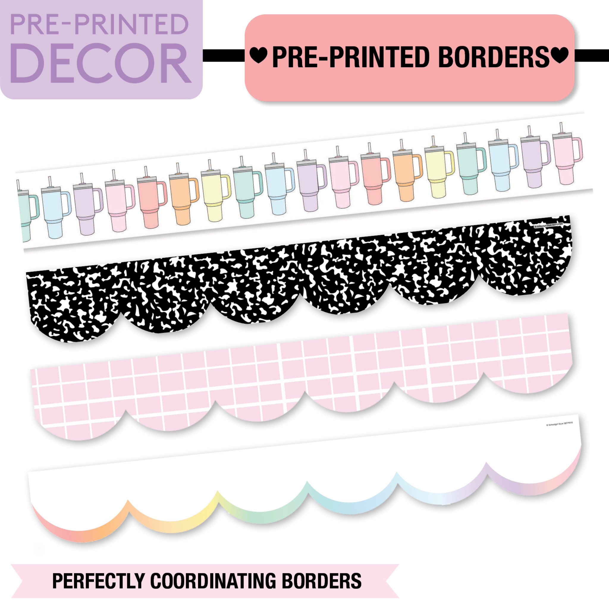 No Prep No Cut Classroom Decor Bundle | Saved By The Pastel