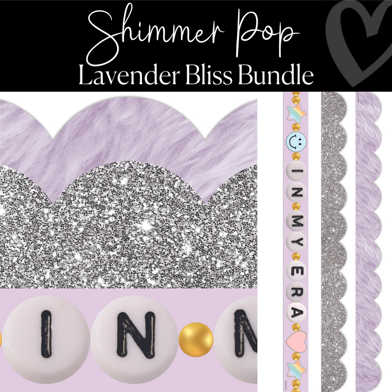 Lavender Bliss Border Bundle | Bulletin Board Borders | Schoolgirl Style