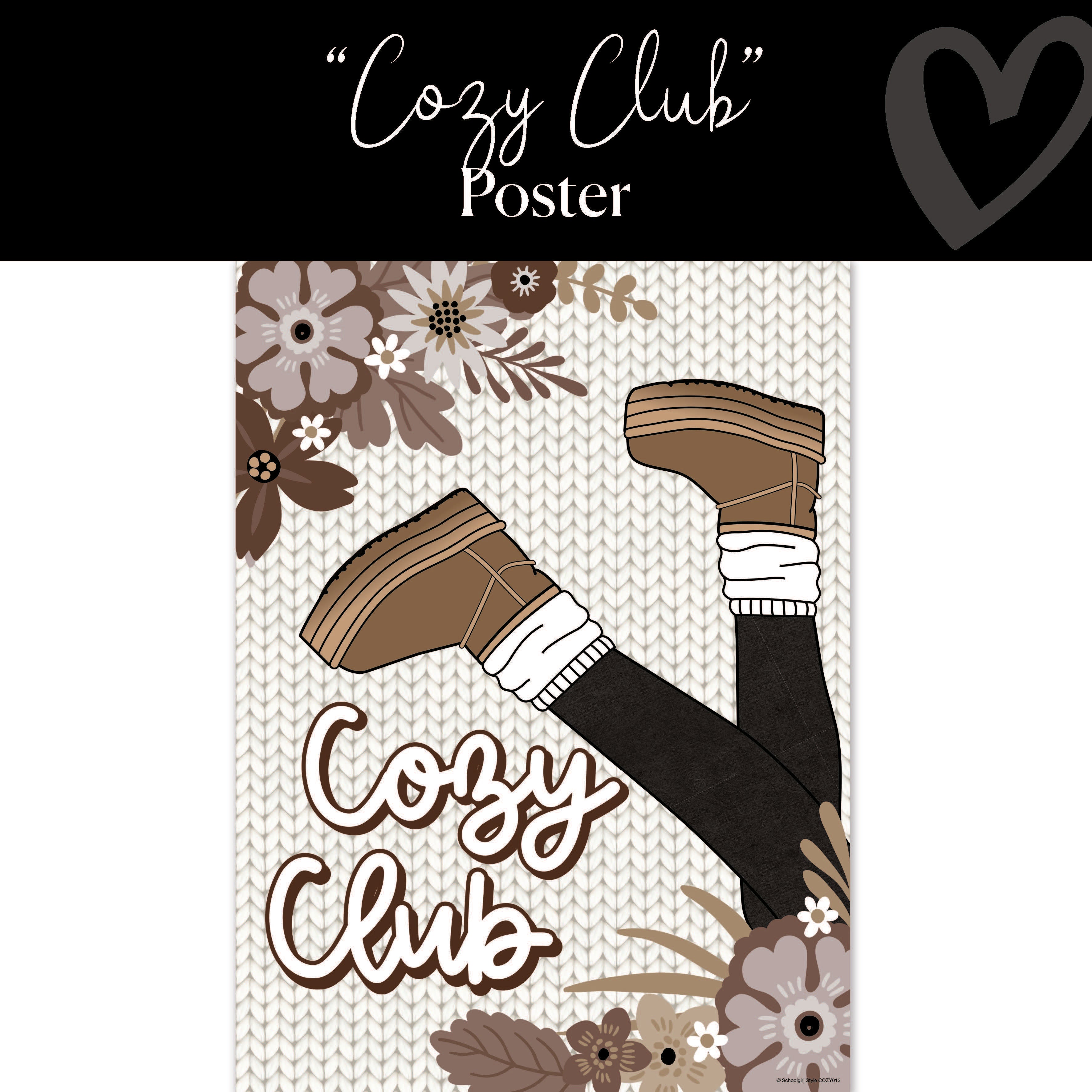 Cozy Club | Classroom Posters | Cozy | Schoolgirl Style Cozy Club | Classroom Posters | Cozy | Schoolgirl Style