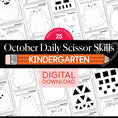 Load image into Gallery viewer, Printable Kindergarten October Scissor Skills Worksheets
